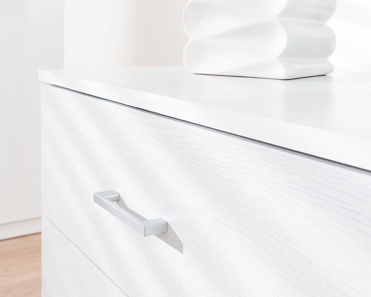 Panama 3 Piece Bedroom Furniture Set, White