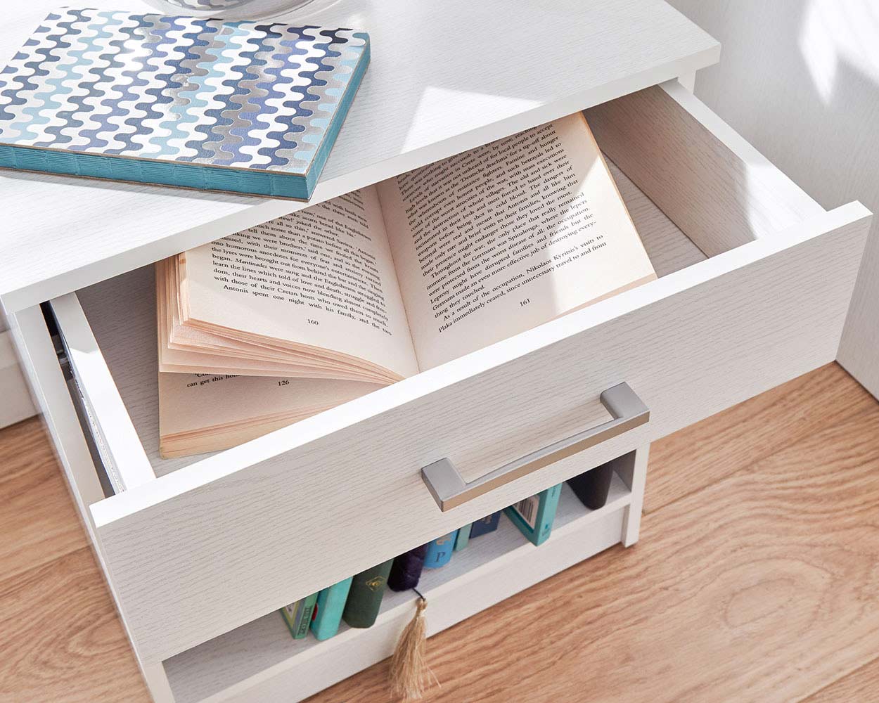 Panama 4 Piece Bedroom Furniture Set, White