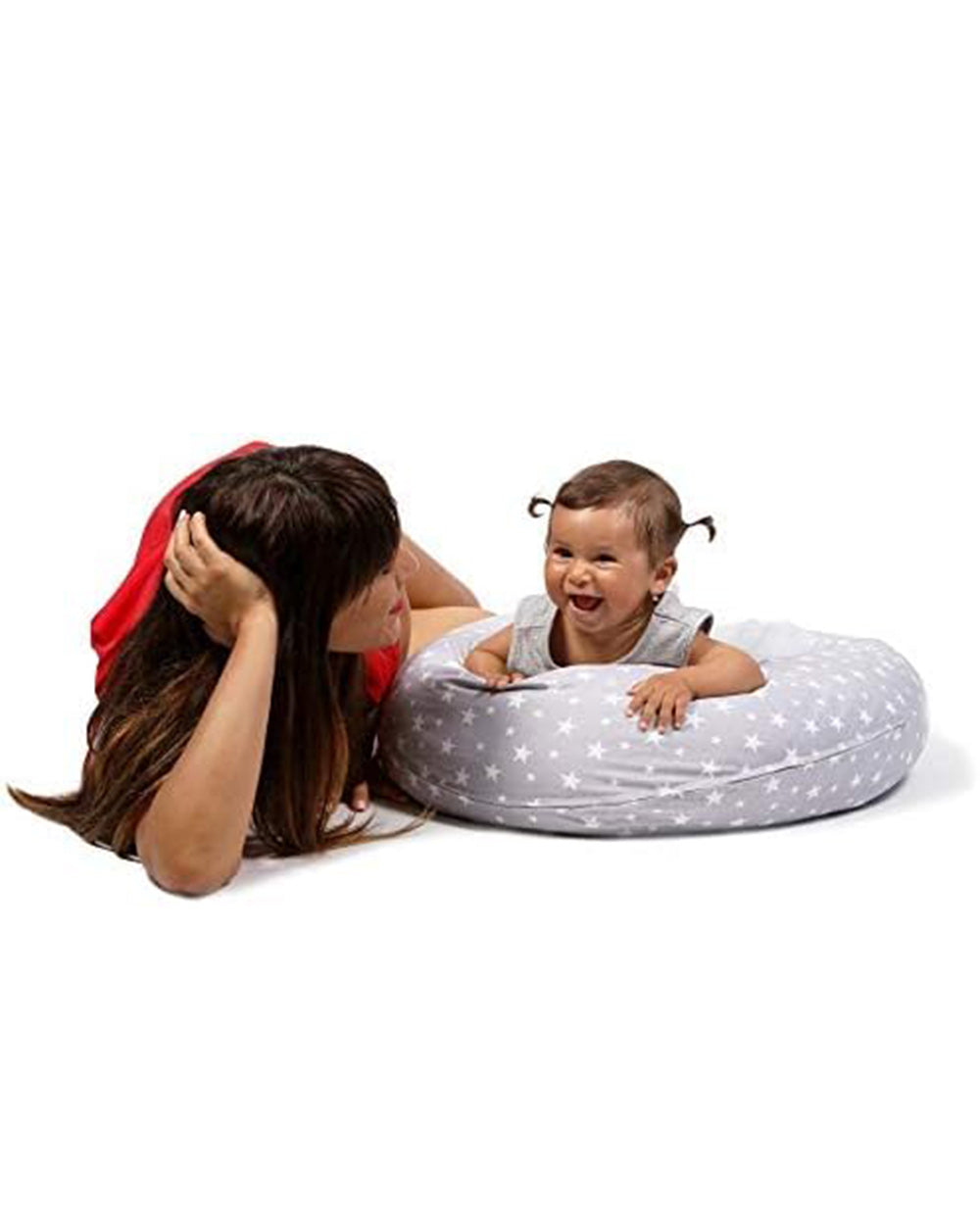 Niimo Pregnancy Pillow 3-in-1 Grey White Stars