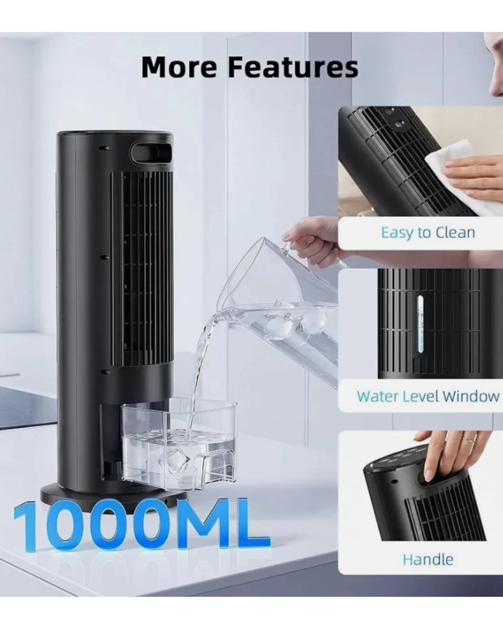 Portable Air Cooler Tower Fan Humidifier F30