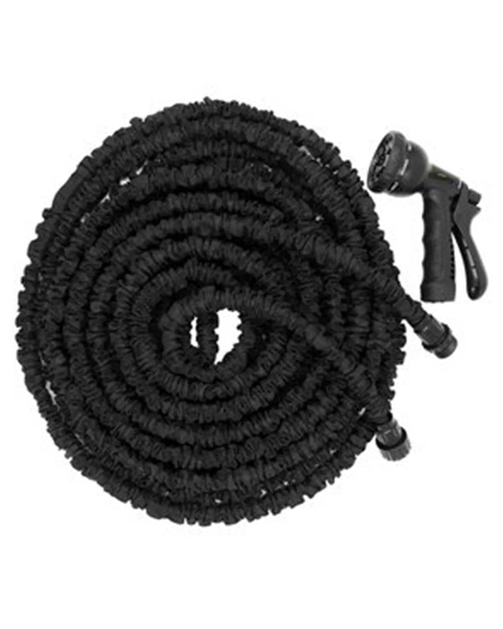 75ft Magic Expanding Gardening Hose Black 8 Function Nozzle