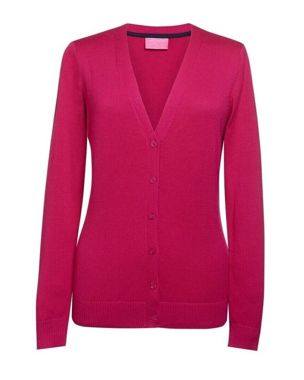 Brook Taverner Pink Cardigan Fuchsia Augusta V Neck