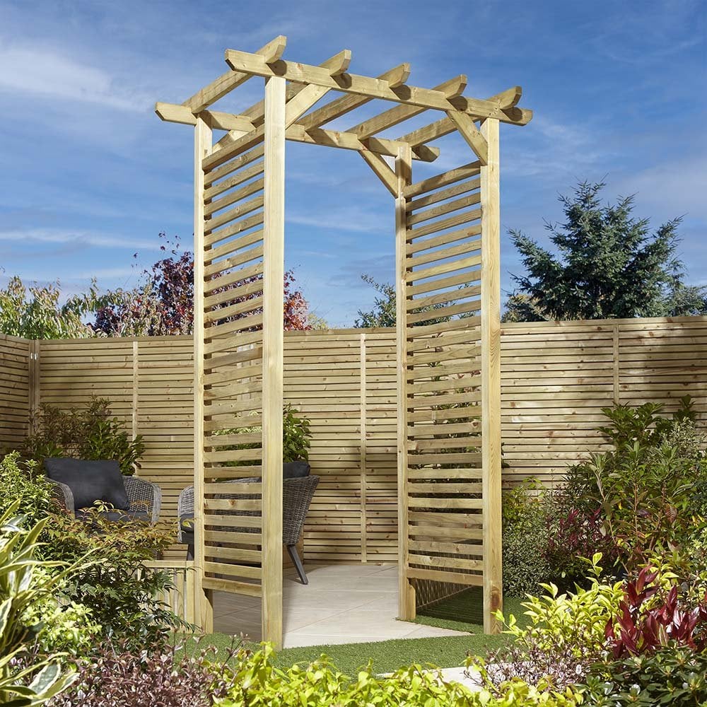 Wooden Garden Archway Stapeley Rowlinson 10 Year Guarantee