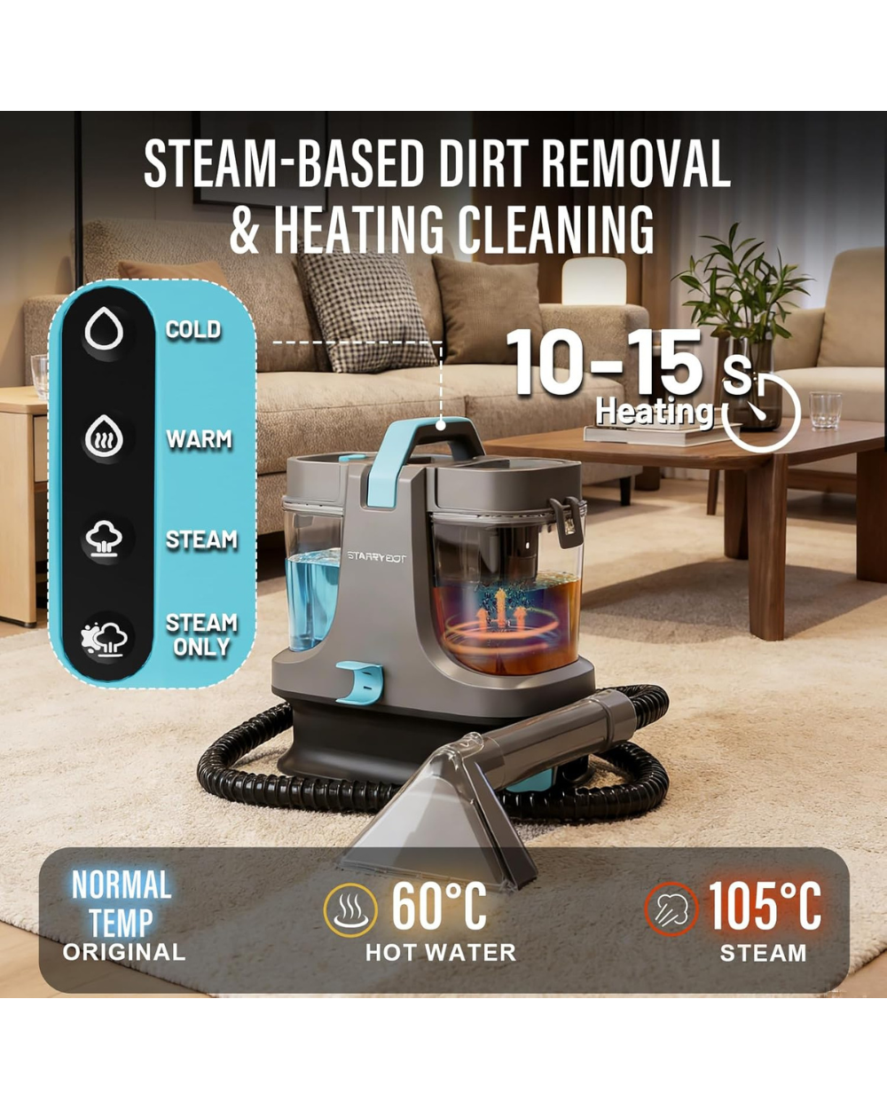 STARRYBOT Portable Spot and Carpet Cleaner Machine