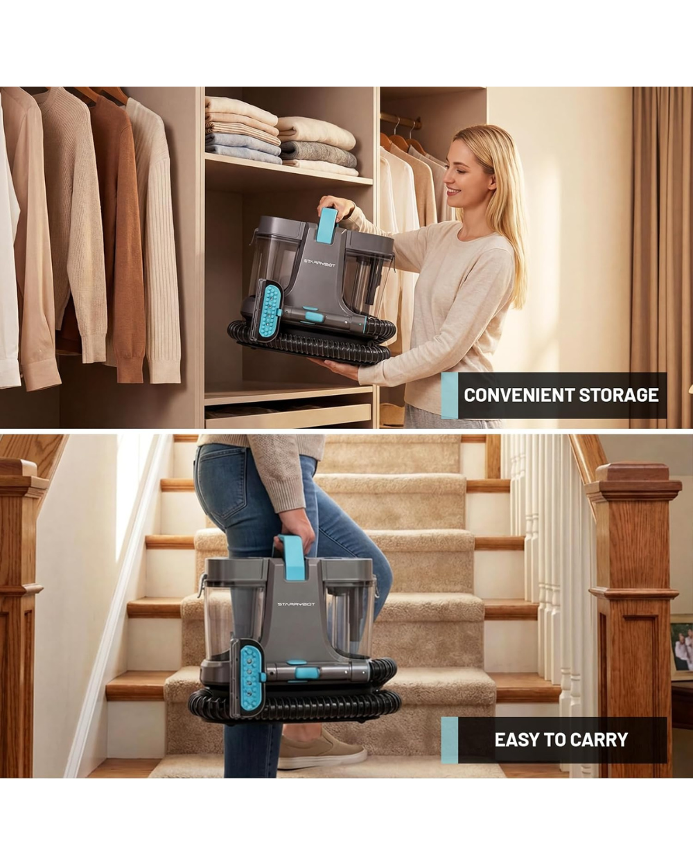 STARRYBOT Portable Spot and Carpet Cleaner Machine
