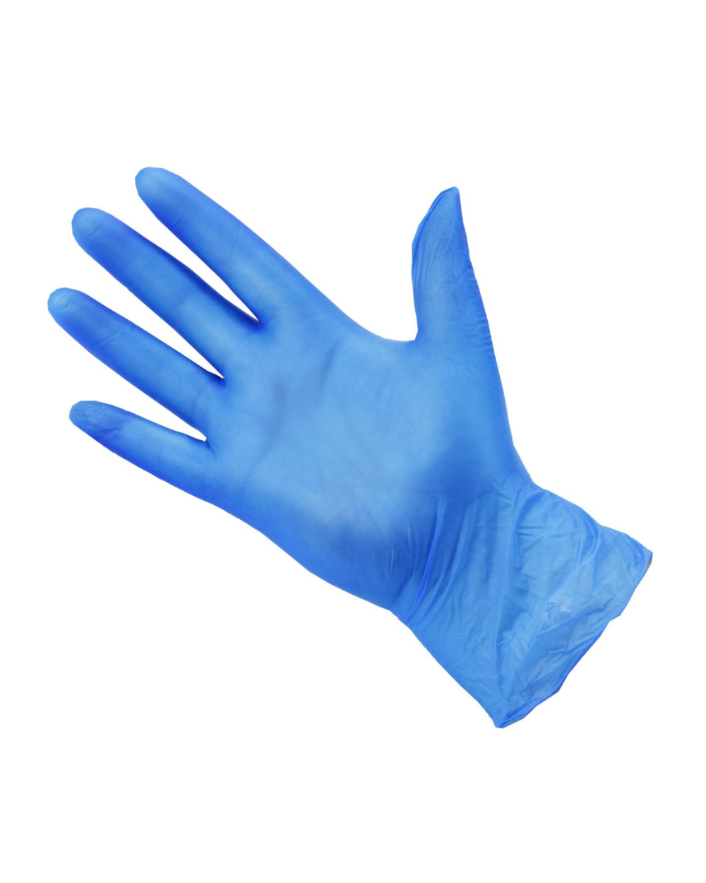 Supertouch Blue Vinyl Powder Free Gloves Large