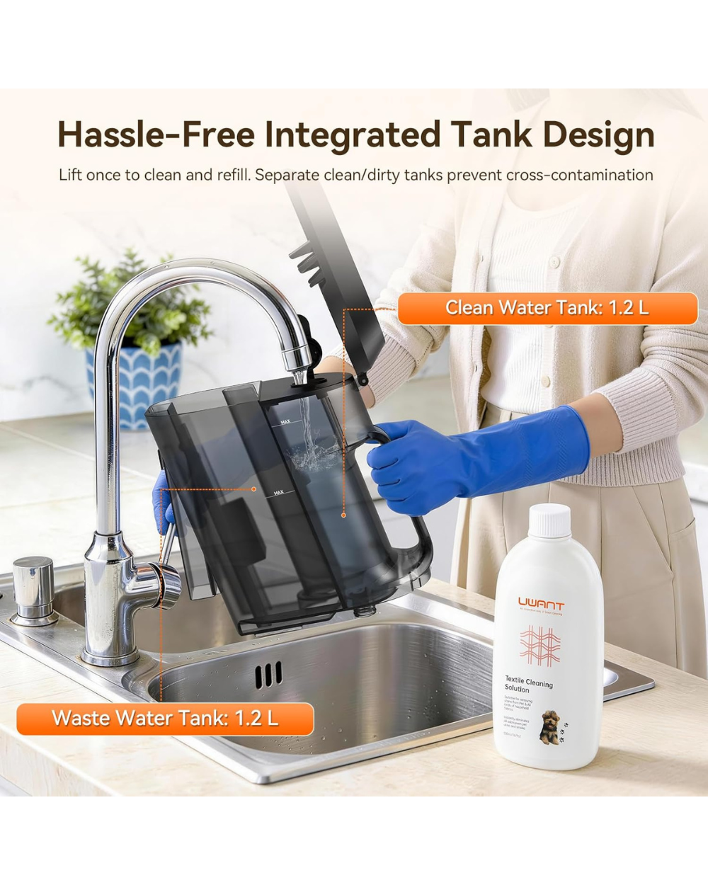 Uwant Y100 Carpet Spot Cleaner Handheld