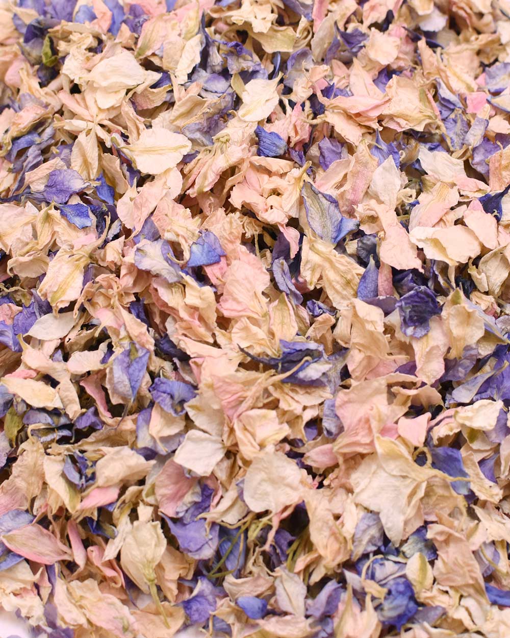 Wedding Confetti Real Petals Pink Ivory Blue Biodegradable