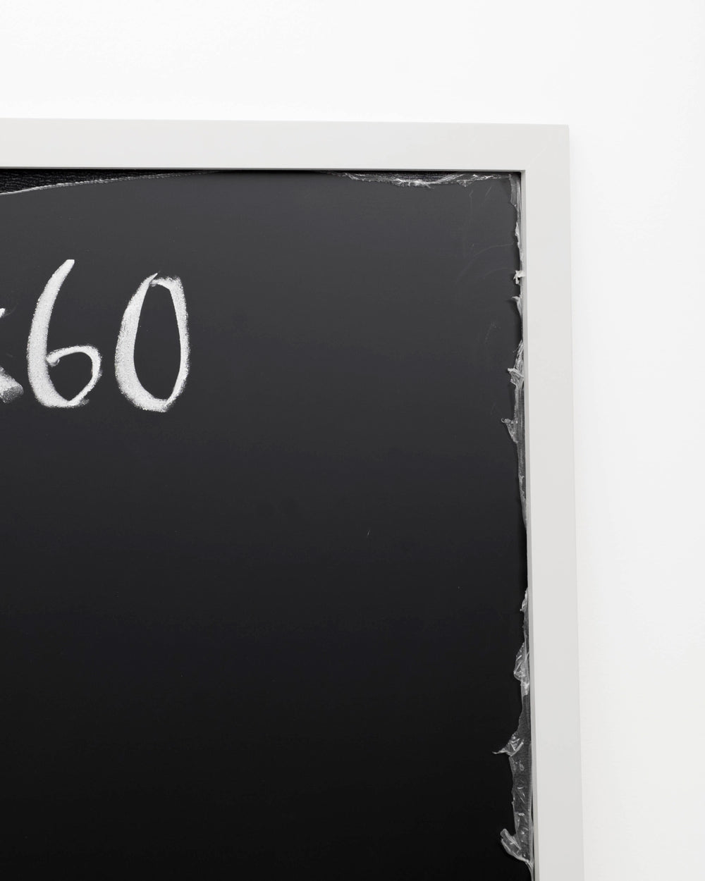 B GRADE Magnetic Chalkboard Blackboard Wooden Framed Memo Menu Grey White