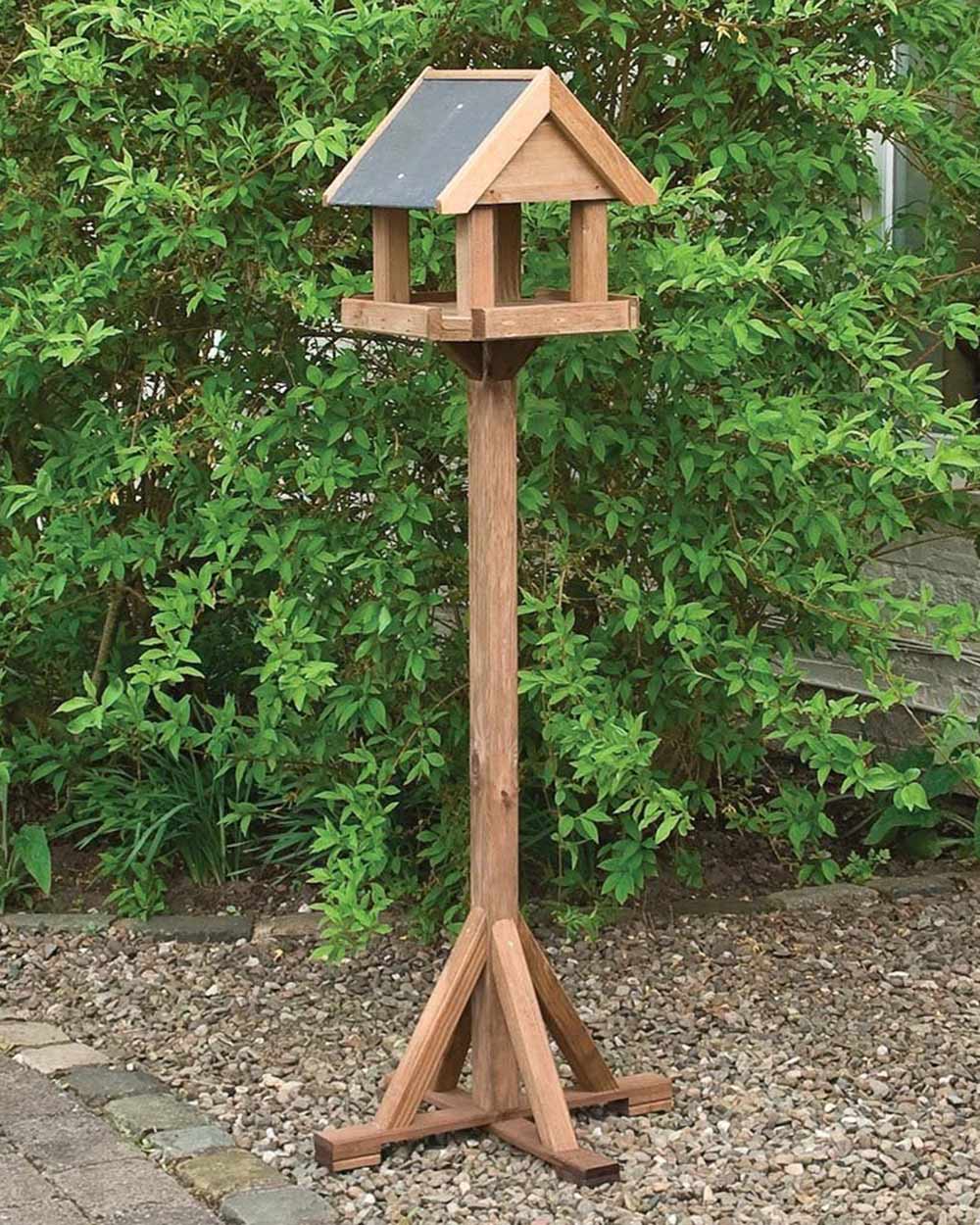 Windrush Garden Bird Table Rowlinson Apex Roof