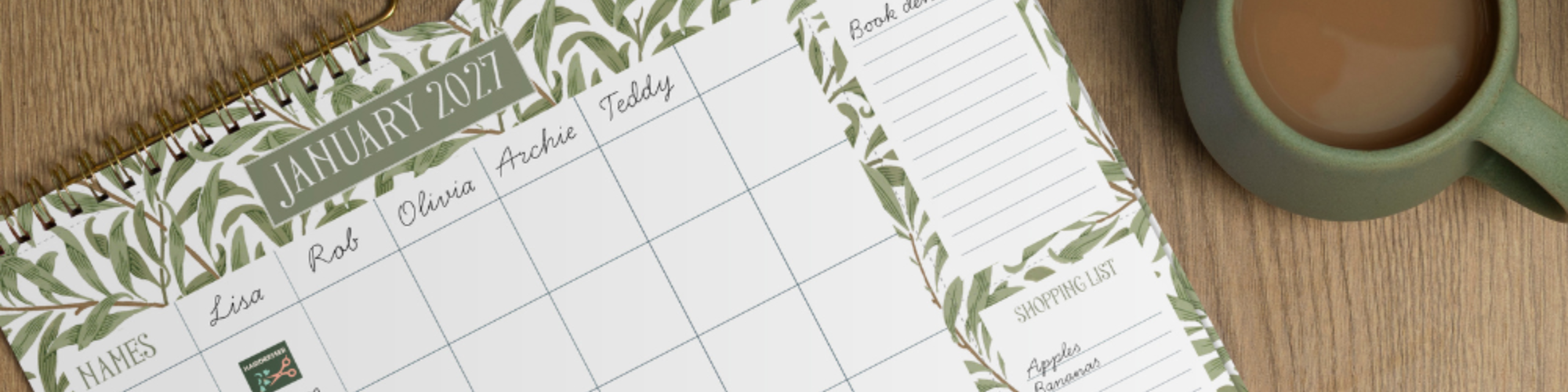 2027 Diaries and calendars