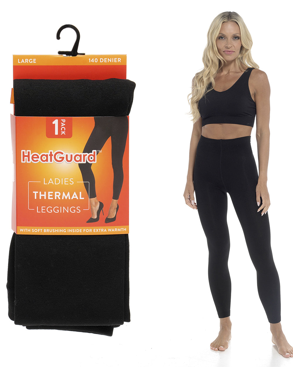 thermal leggings black ladies warm leggings seamless essential small medium large 140 denier