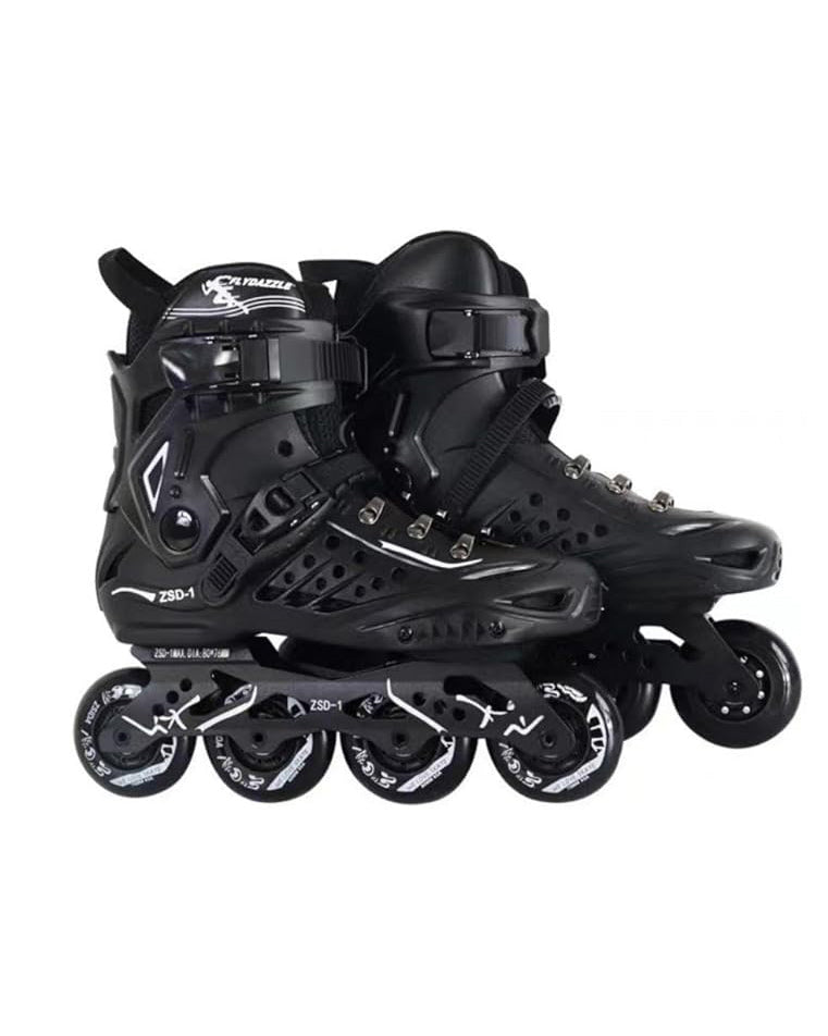 Inline Skates Professional Roller Skates UK Size 6 Black