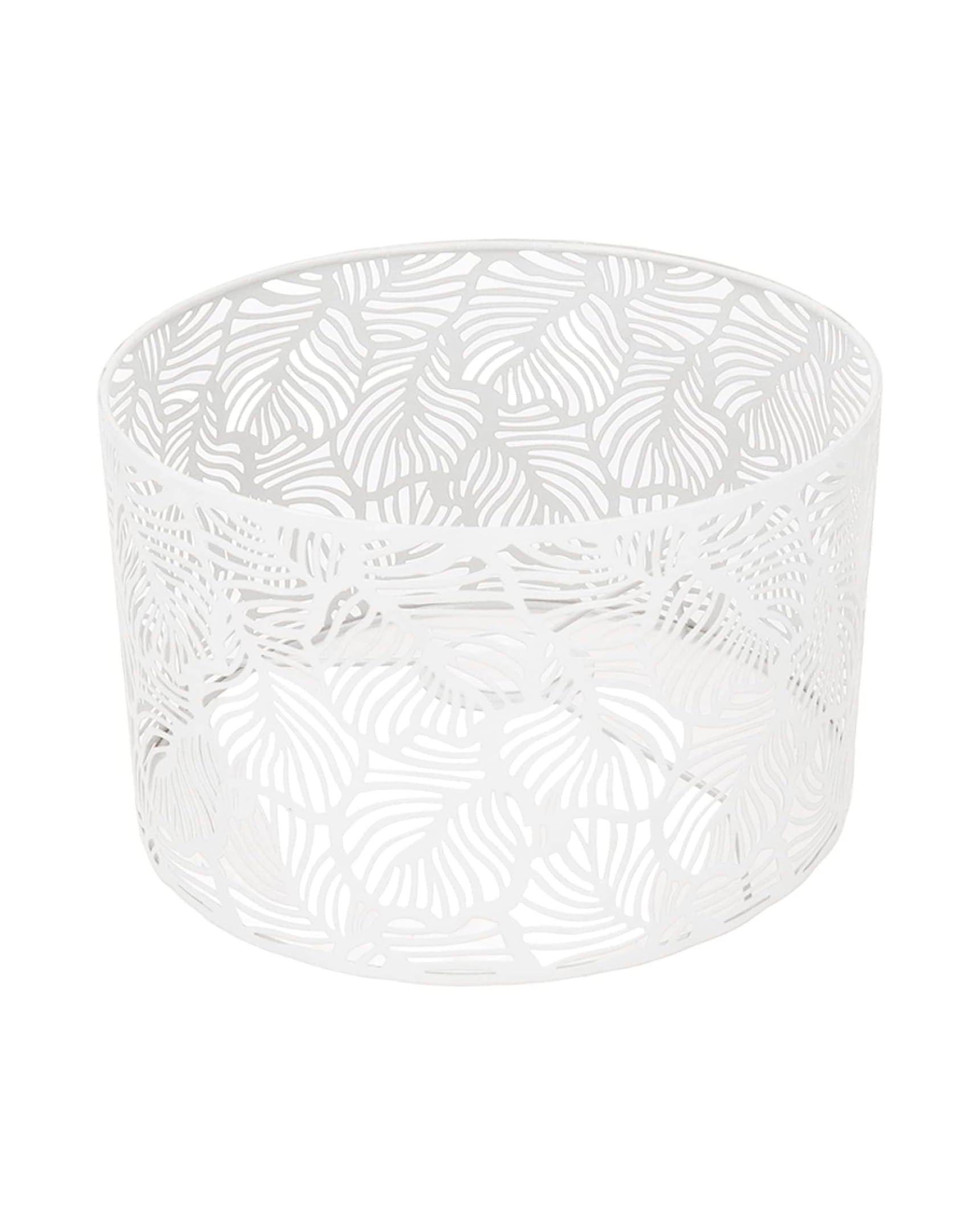  Decorative Lampshade Hollow Carved Metal White
