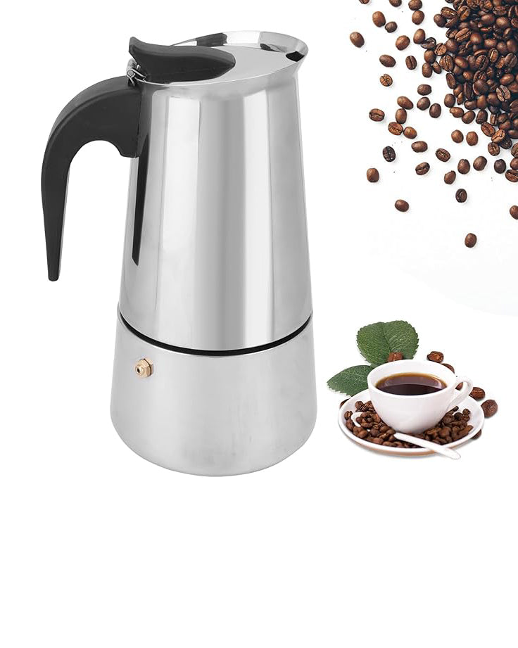 Moka Espresso Maker Coffee Pot  Stainless Steel 600ml