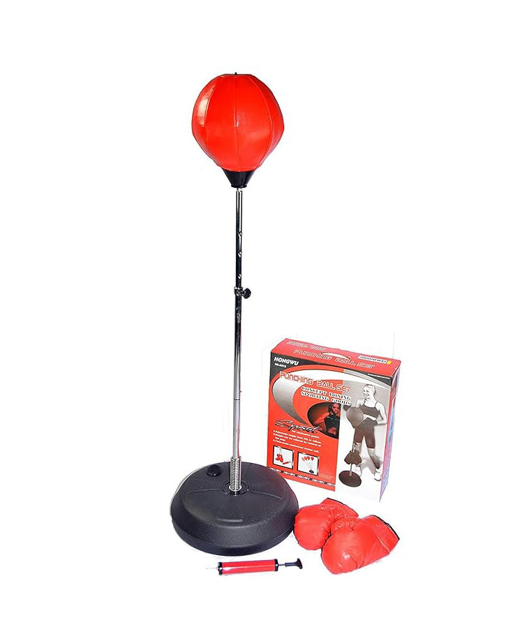 Boxing Punching Ball Set Training with Gloves 