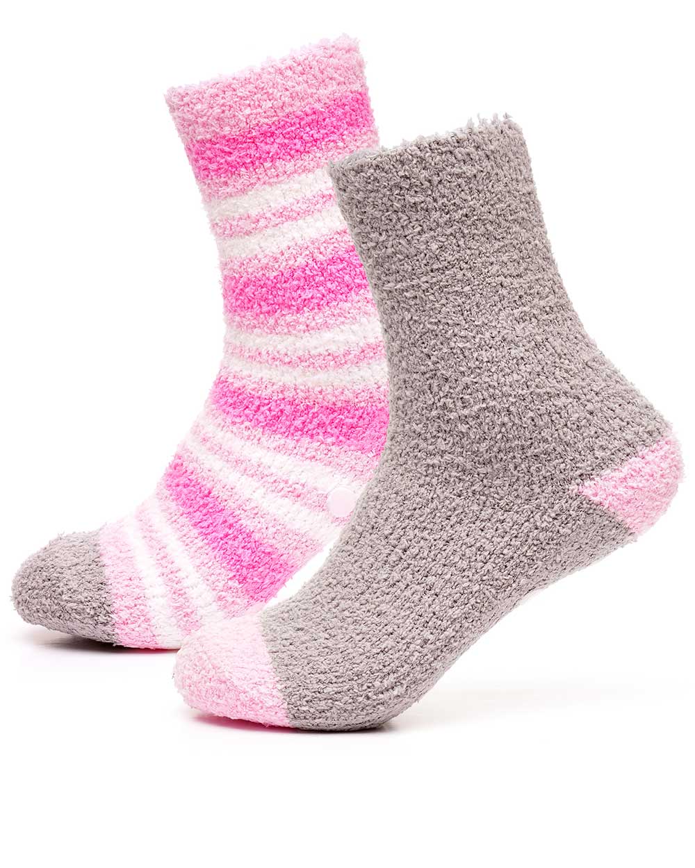 slipper socks fluffy socks warm socks pink grey 2 designs