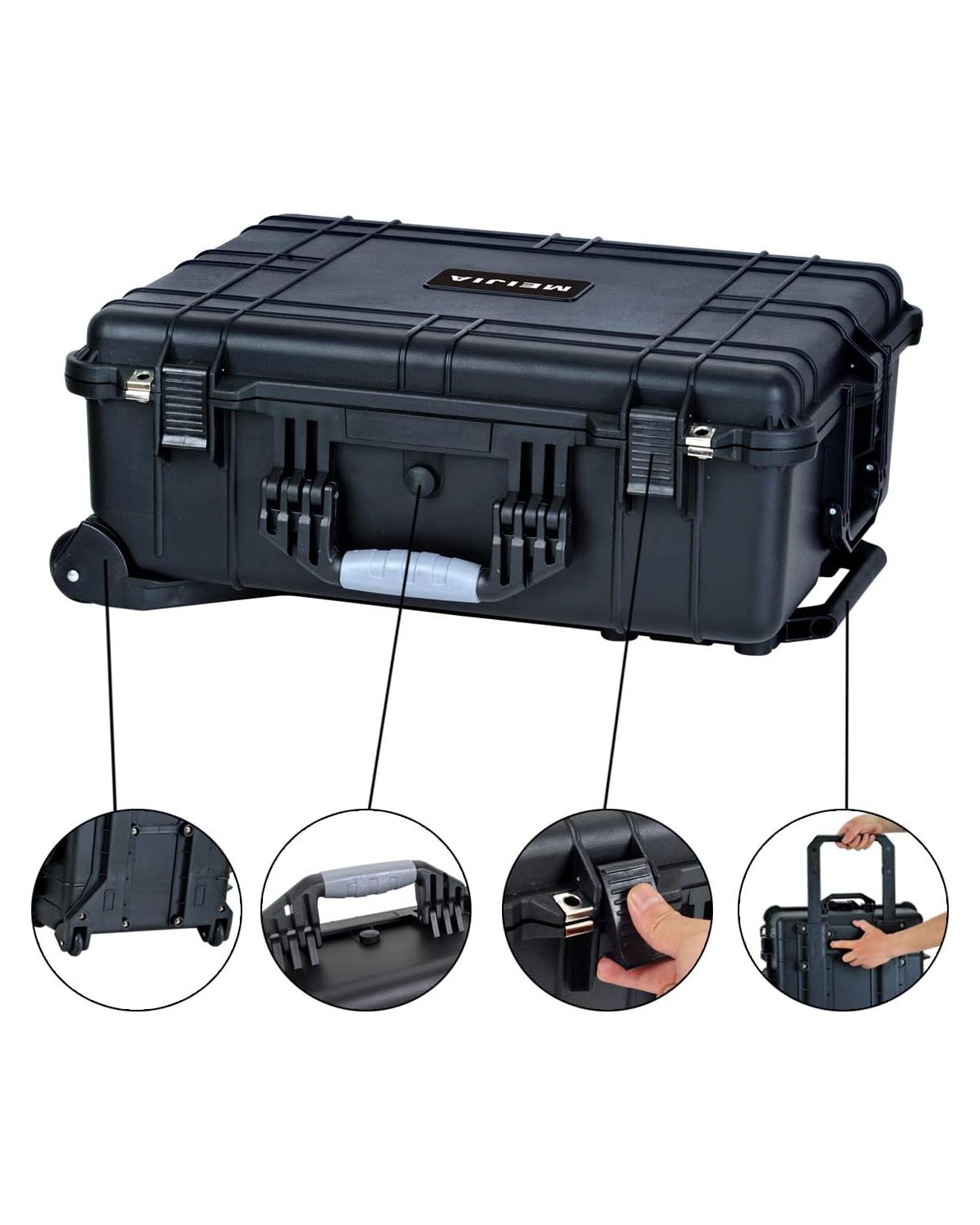 MEIJIA All Weather Waterproof Hard Case Camera Equipment 