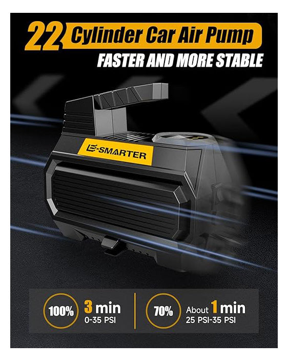  E-SMARTER Car Tyre Inflator Air Compressor