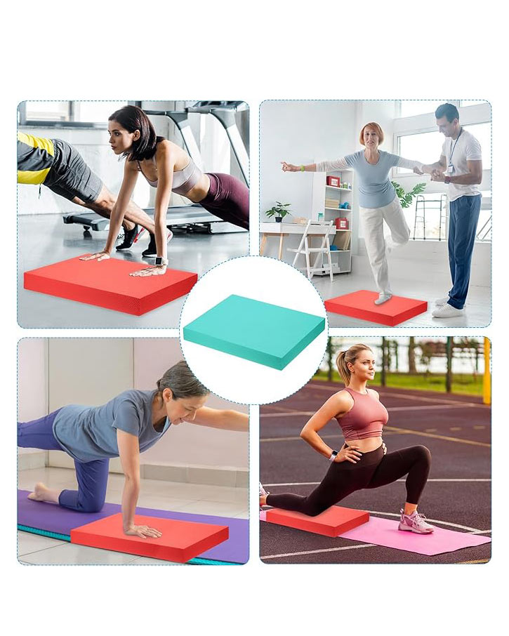 Knee Pad for Fitness Non-Slip TPE Foam Pad Cushion Green