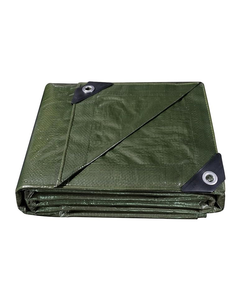 Tarpaulin Waterproof Groundsheet Sheet Cover 3x4m Green