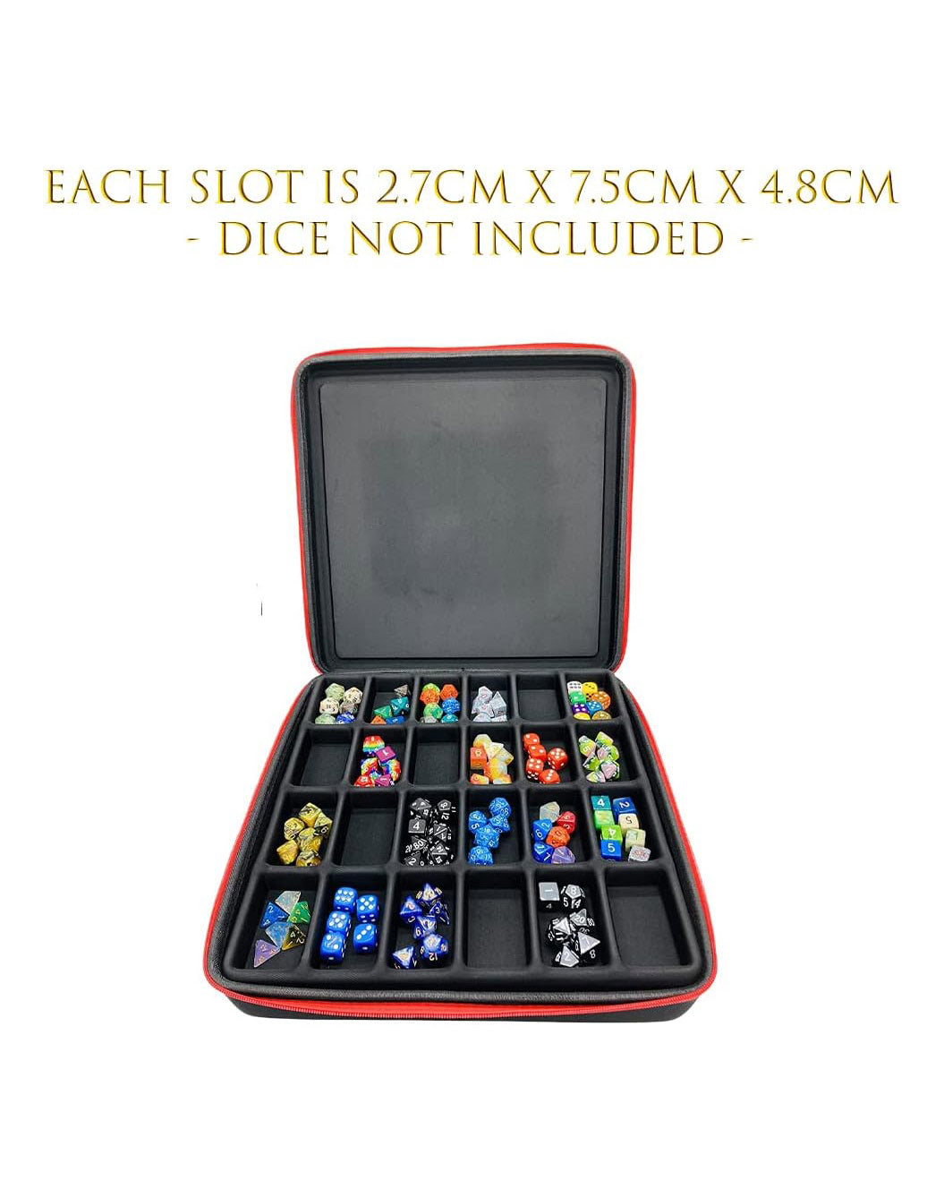 Grinning Gargoyle Dice Carry Case Organiser Black