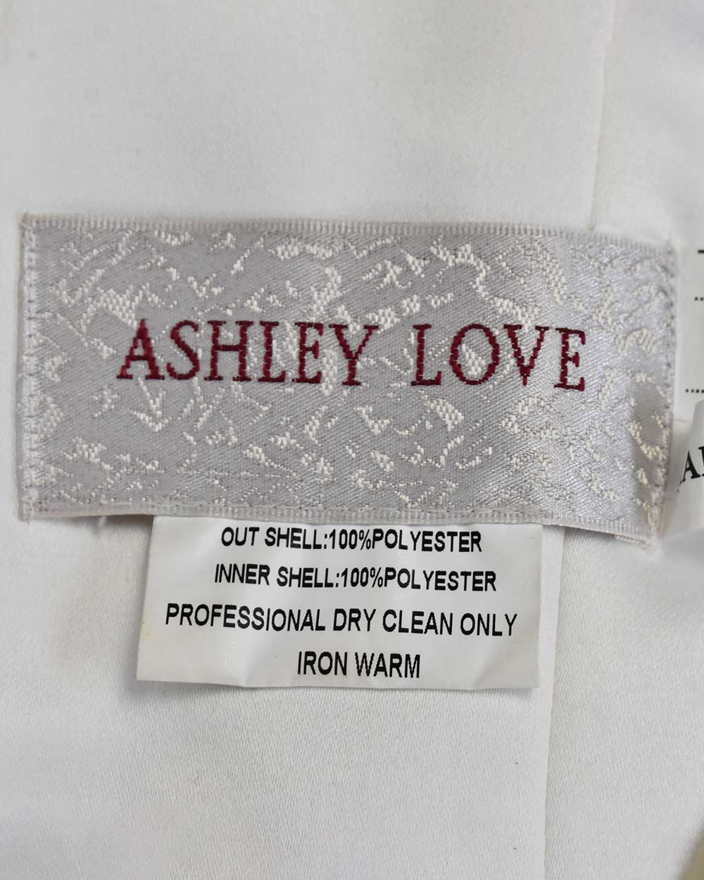 Ashley Love Ivory Trumpet Wedding Dress Size 12