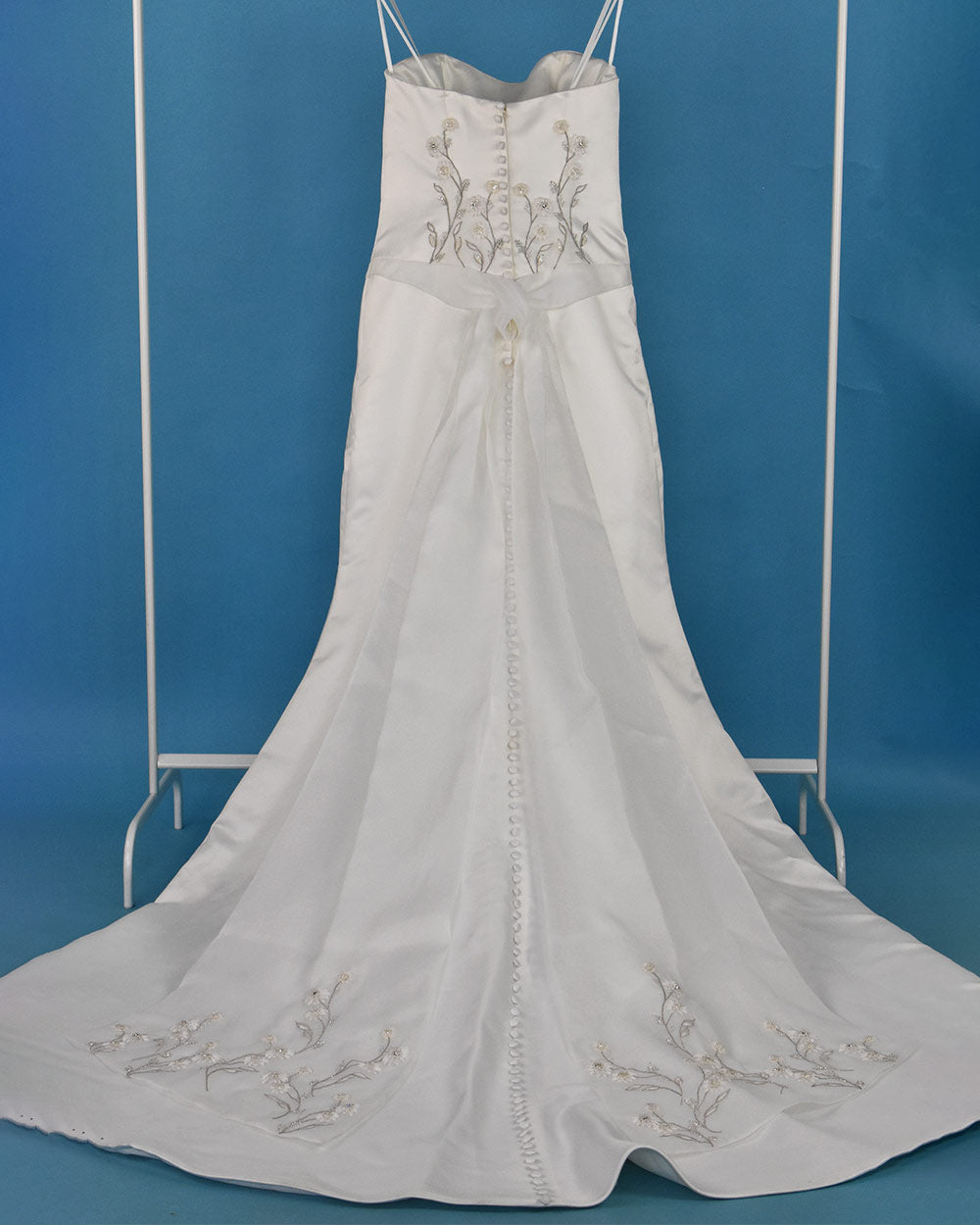 Ashley Love Ivory Trumpet Wedding Dress Size 12