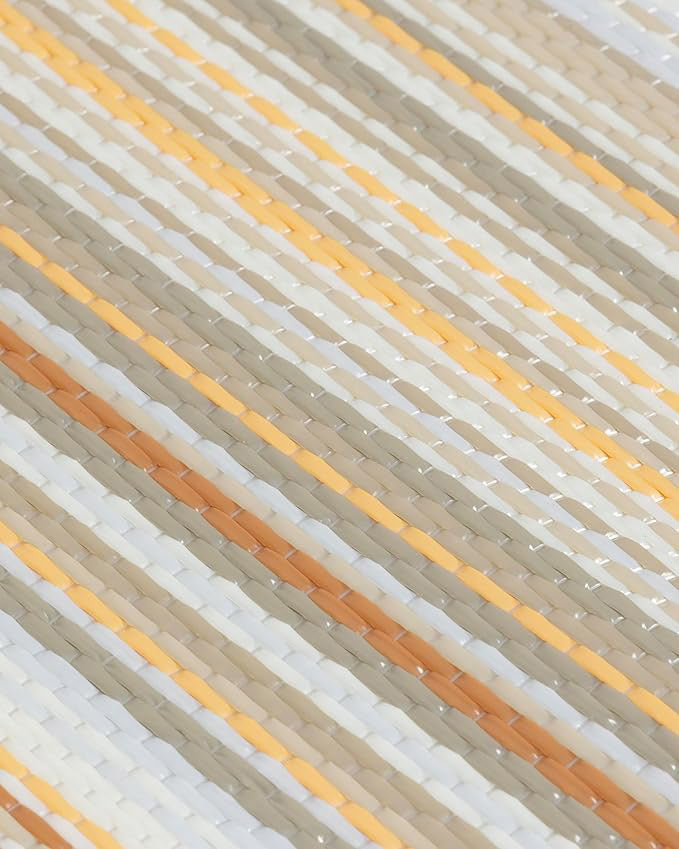 Outdoor Rugs for Garden Patio Balcony Beige 120x160cm