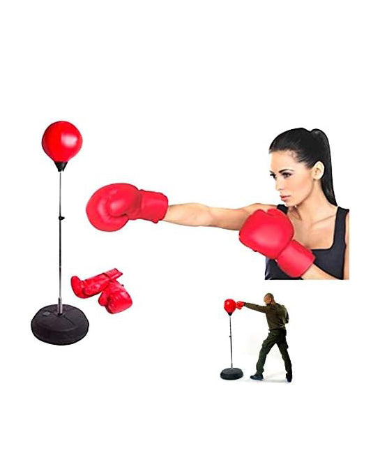 Boxing Punching Ball Set Training with Gloves 