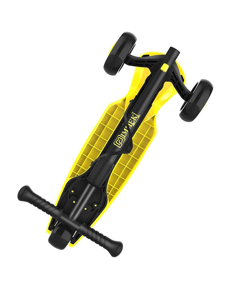 IMMEK Kids Scooter LED Light-Up Wheels Adjustable Yellow