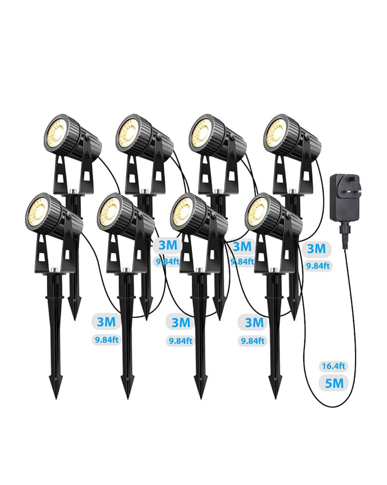 Arotelicht 8pcs Garden Lights LED Spotlights IP65