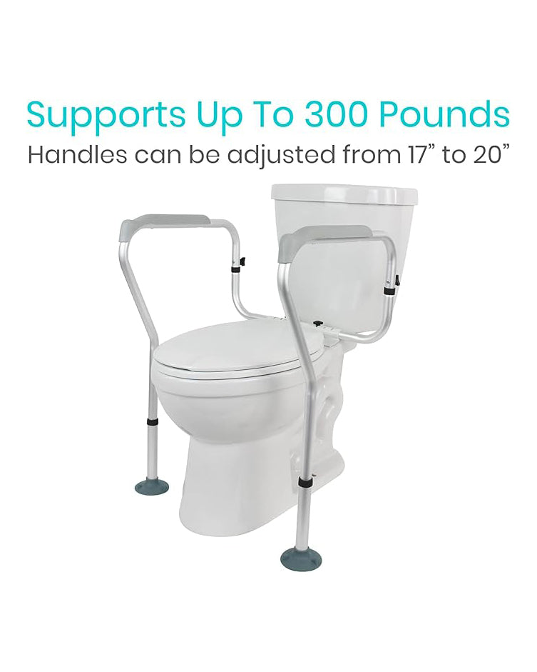 Vive Toilet Rail Bathroom Safety Frame Grab Bar 