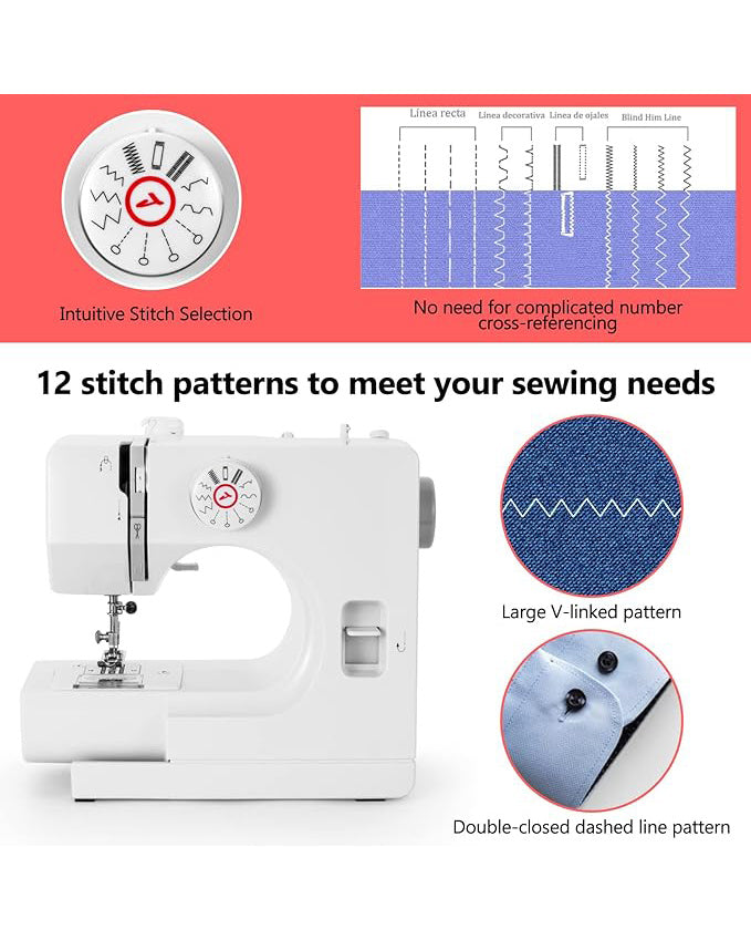 Portable Mini Sewing Machine for Beginners