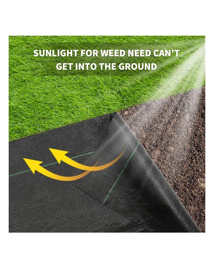 Heavy Duty Weed Control Membrane 2x10m Black