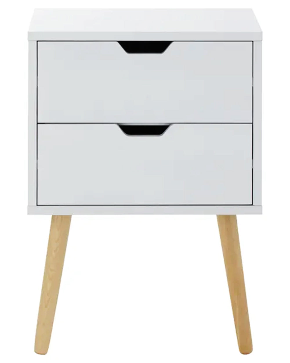 Nyborg Pair Of 2 Drawer Bedsides White