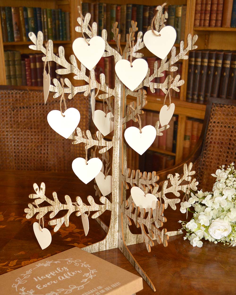 Wedding Guest Book Heart Tree Keepsake