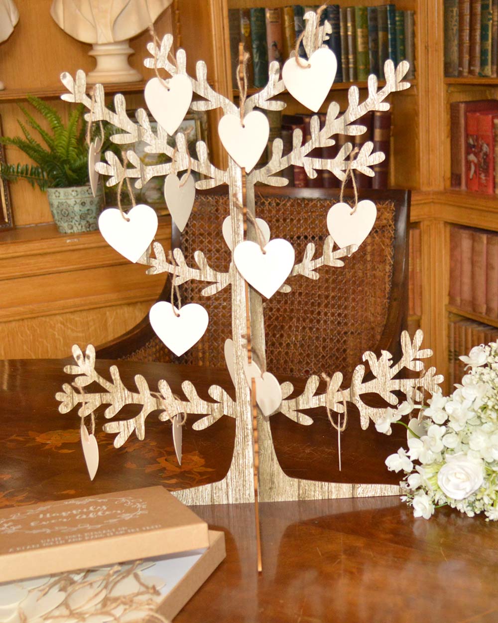 Wedding Guest Book Heart Tree Keepsake