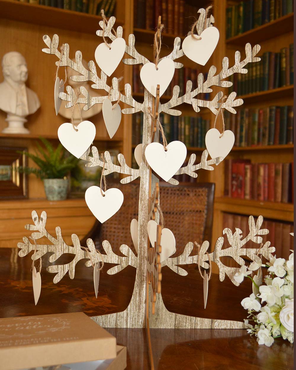Wedding Guest Book Heart Tree Keepsake