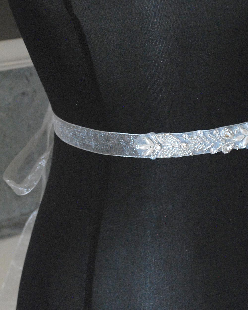 Beaded Wedding Belt Beautiful Leaf Detail | Sue Ryder Beaded Wedding Belt Beautiful Leaf Detail | Sue Ryder