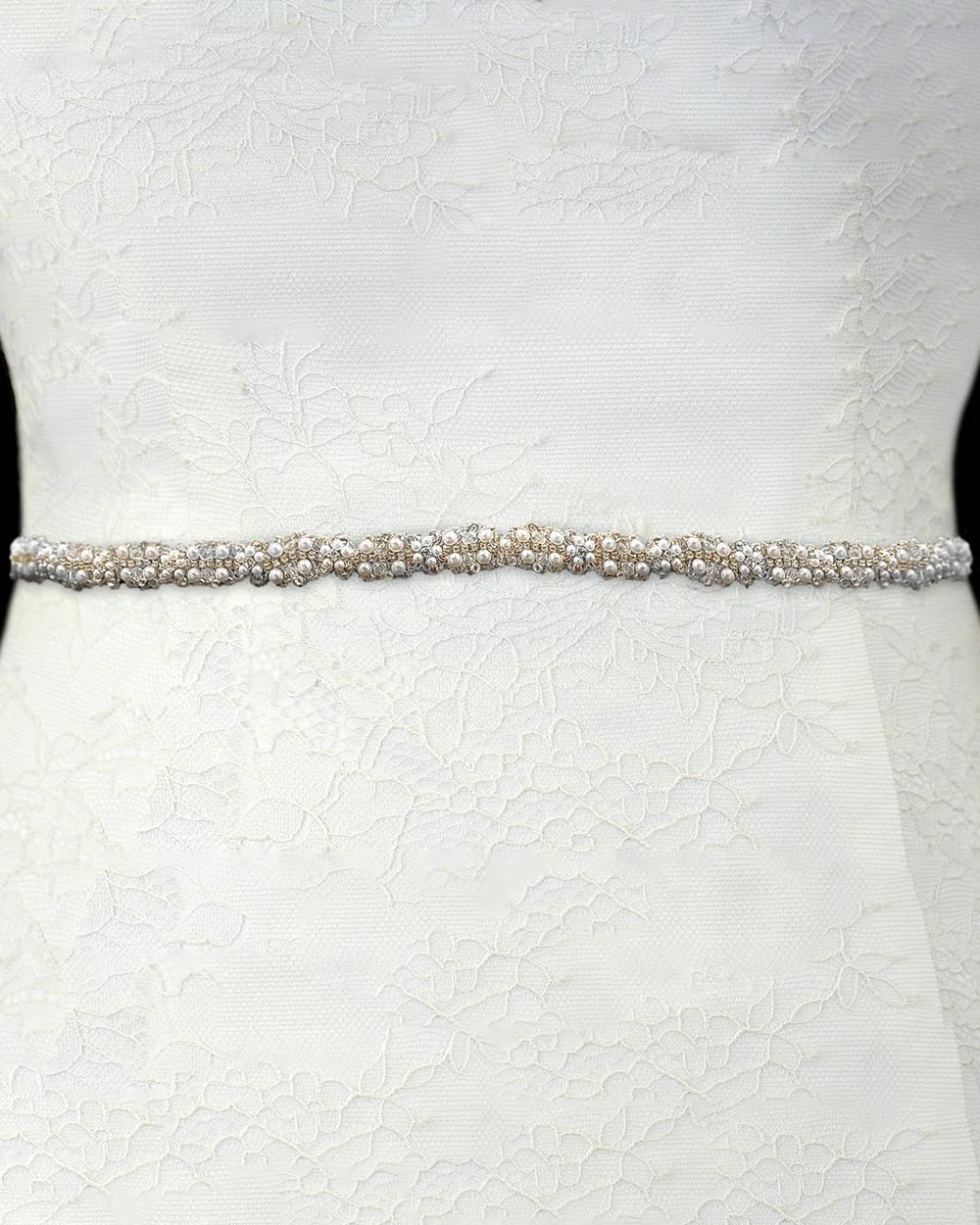 Wedding Belt Crystal And Pearl Daisy