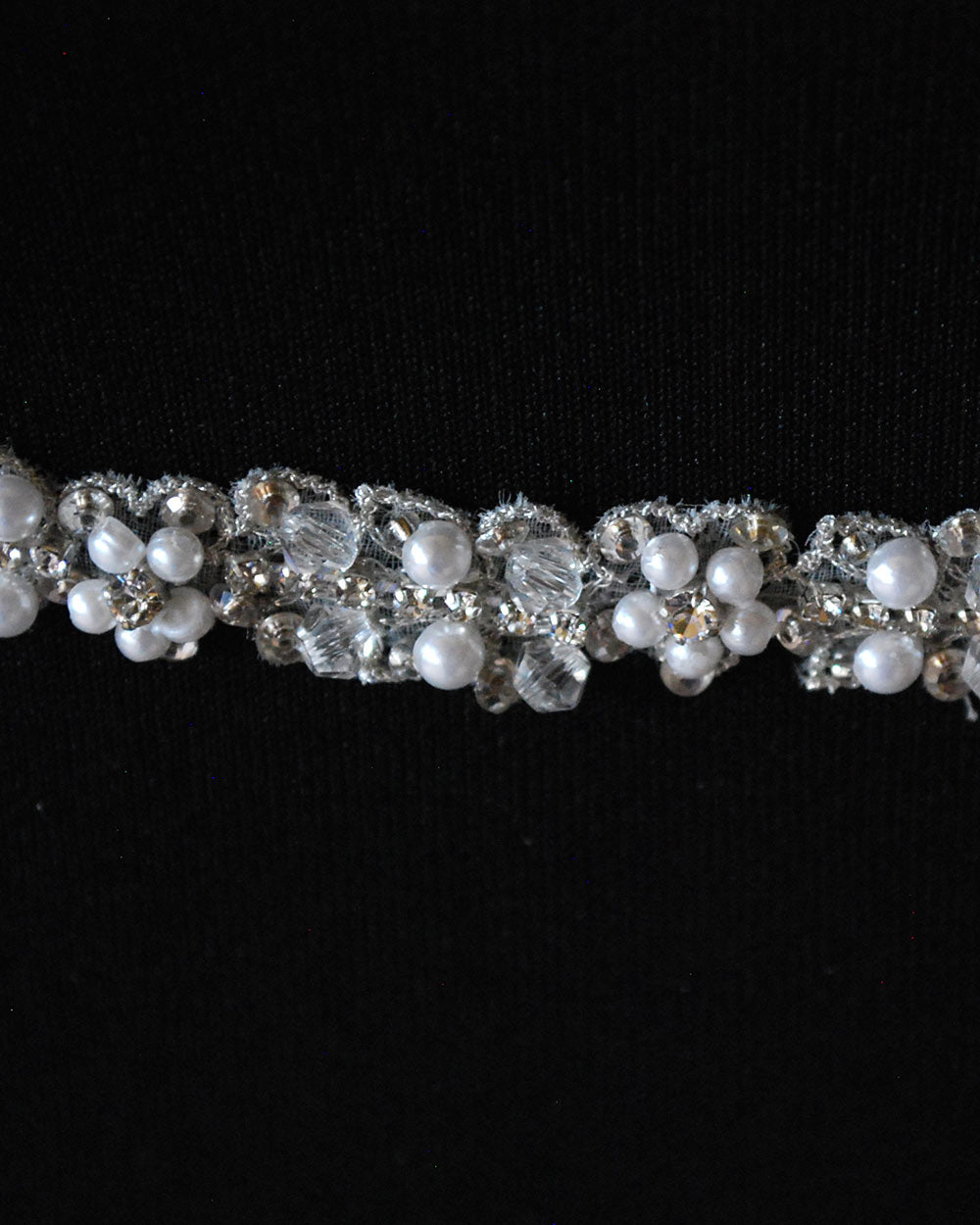 Wedding Belt Crystal And Pearl Daisy