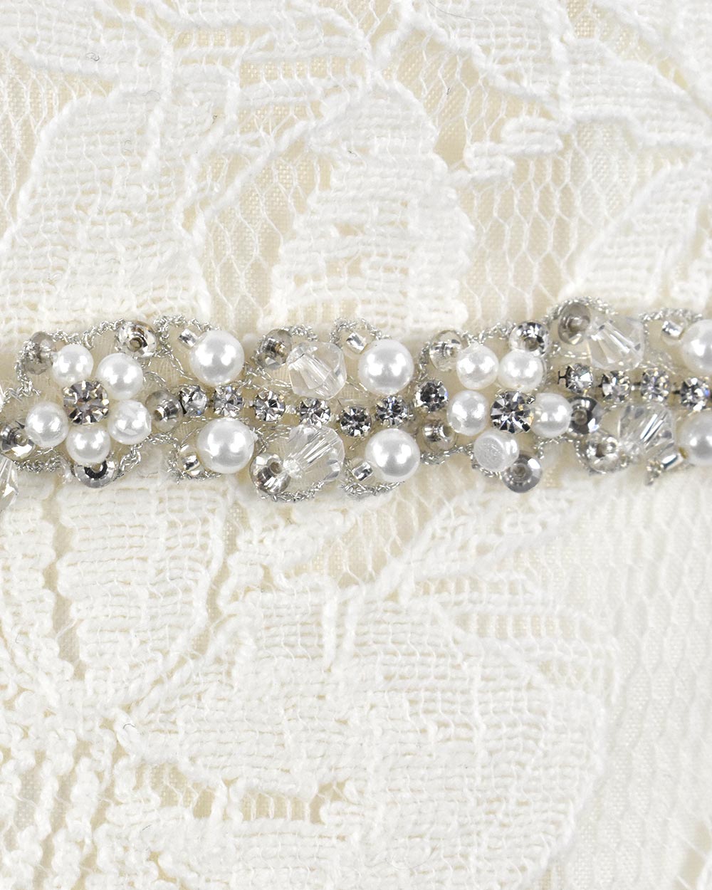 Wedding Belt Crystal And Pearl Daisy