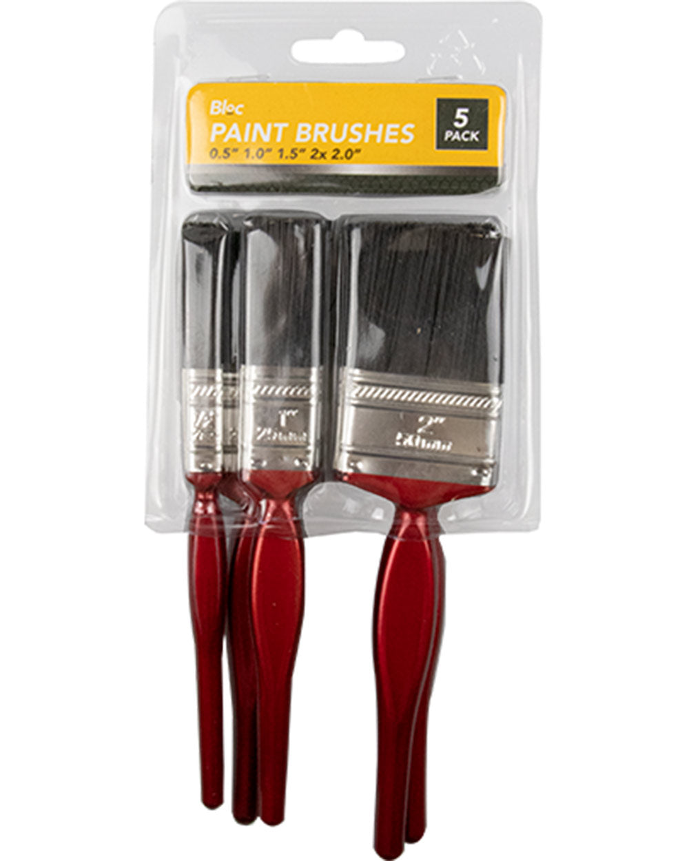 paint brush set on white background