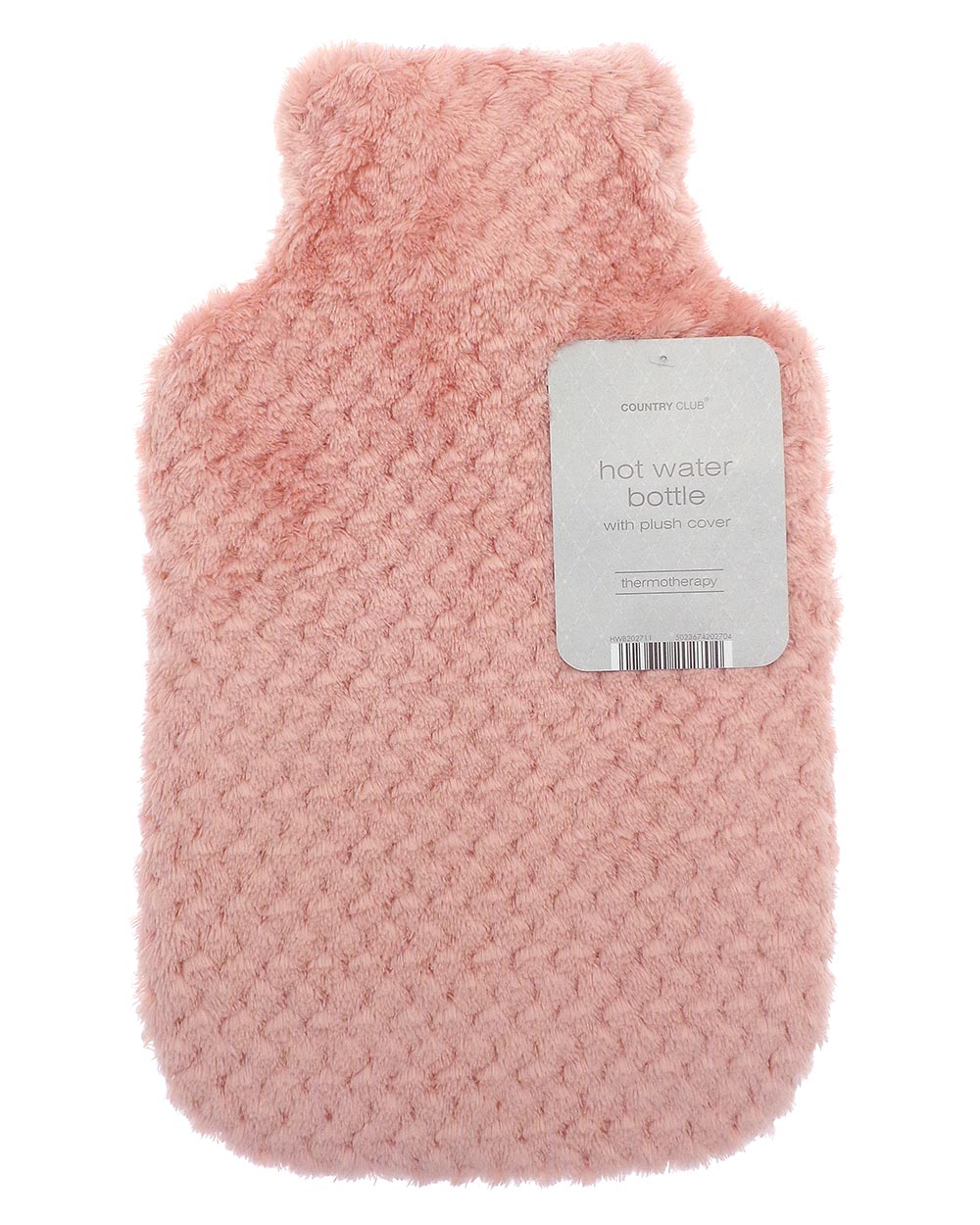 Hot Water Bottle Plush Popcorn Cover, Pink