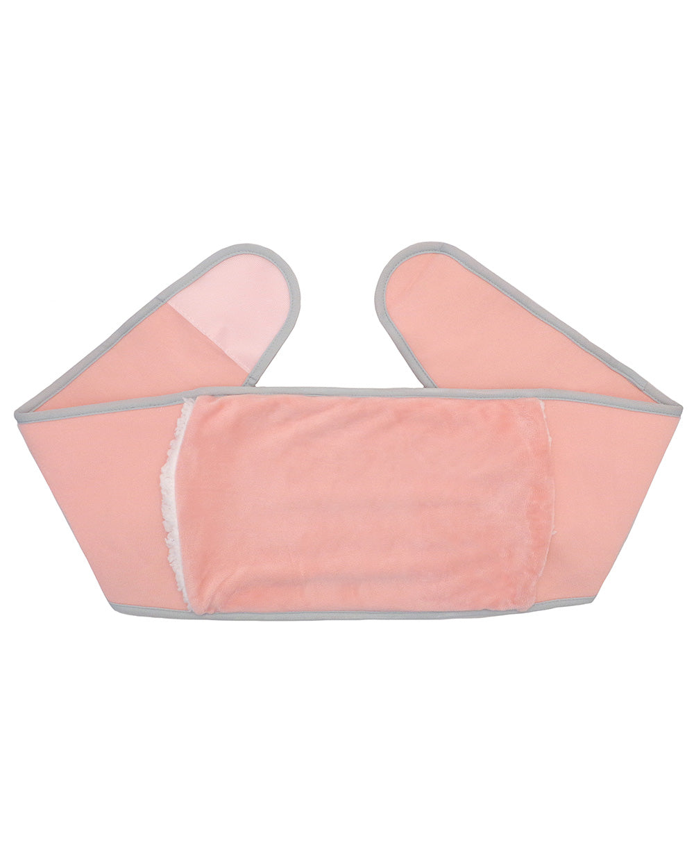 Hot Water Bottle Soft Body Wrap, Pink. Belt design