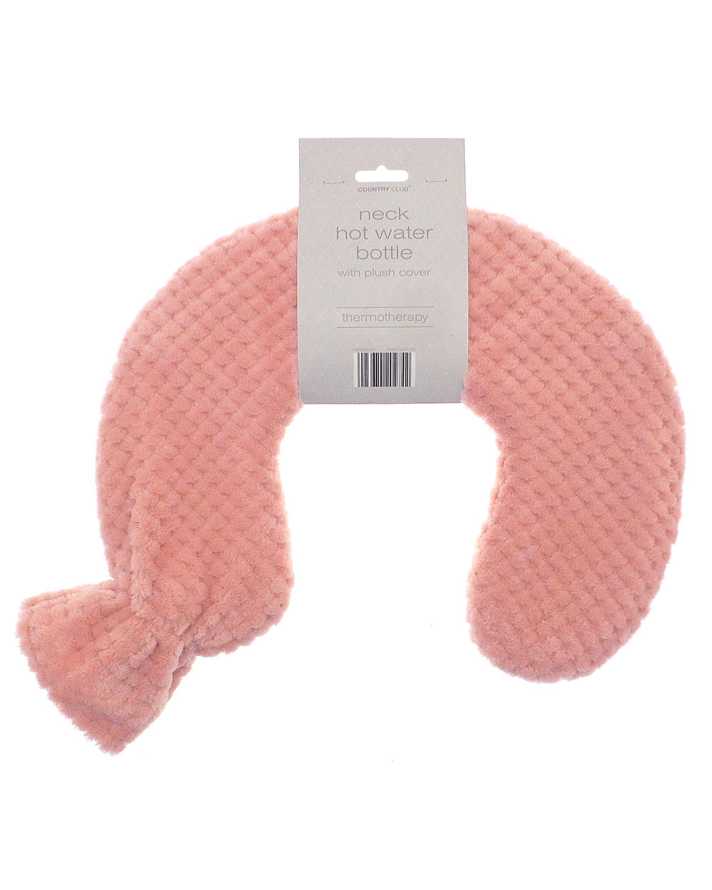 Neck Hot Water Bottle Plush Cover, Pink