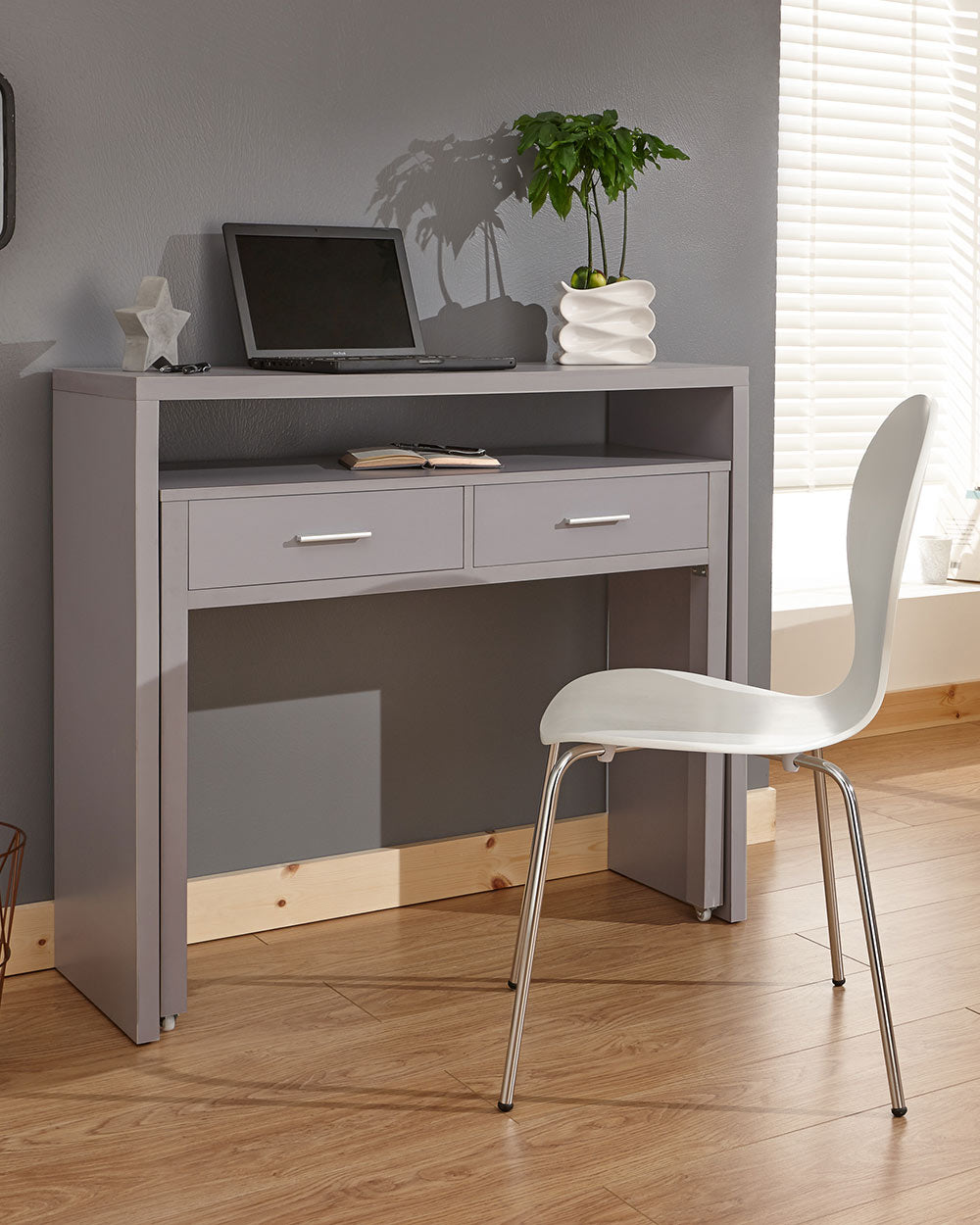 Regis extending store console desk grey