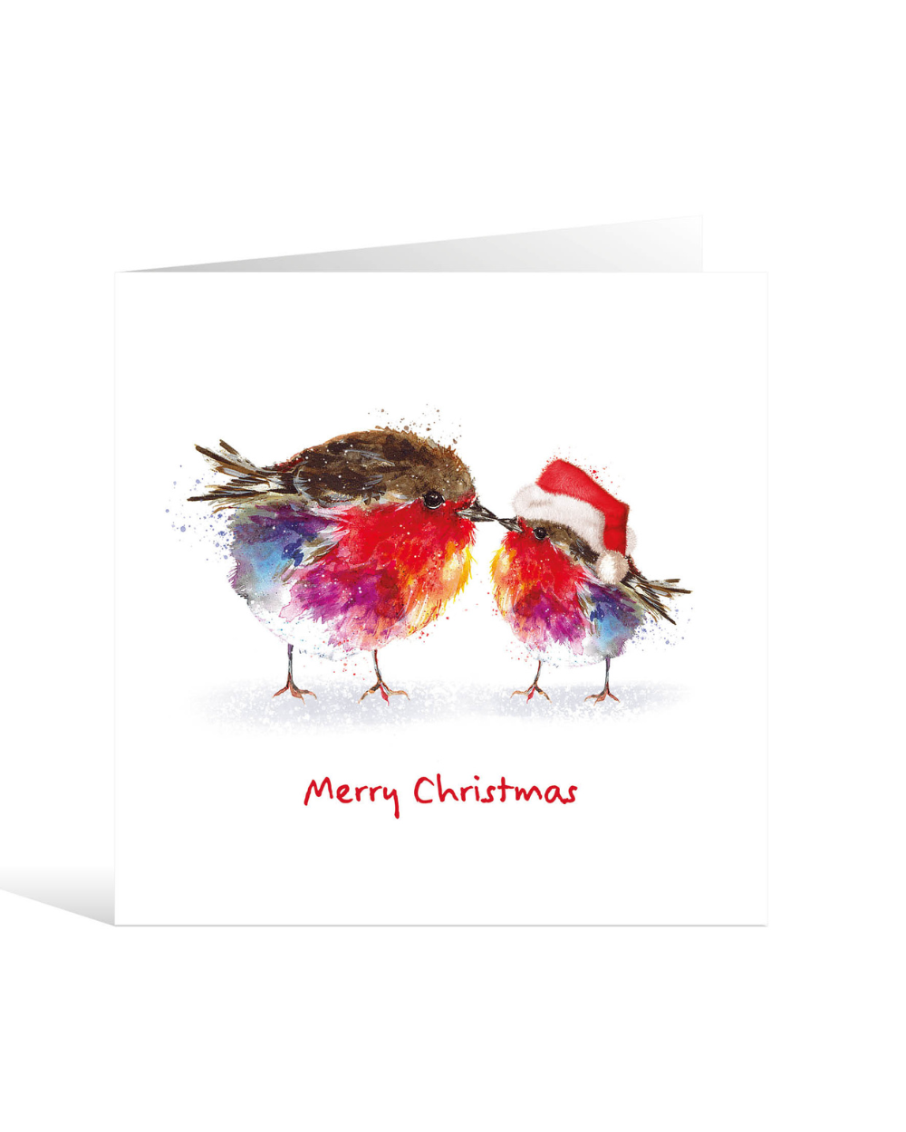 Charity Christmas Cards 10 Pack Fluffy Robin