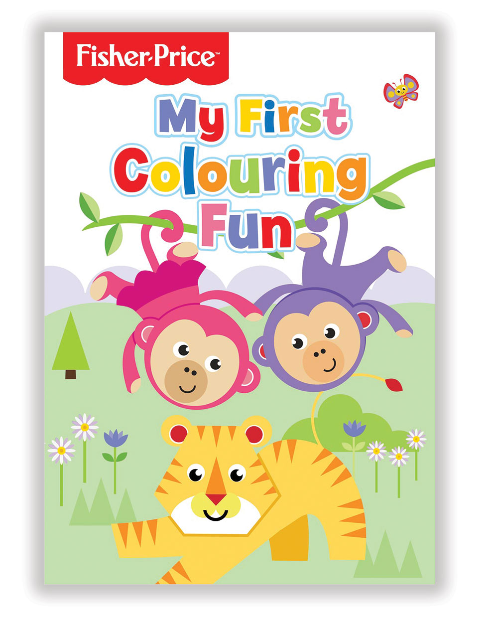Fisher Price my first colouring book front cover featured on a white background